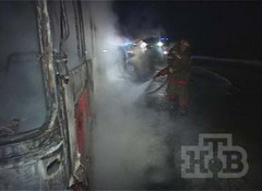 семь пассажирских автобусов столкнулись на остановках барнаула