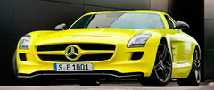 электрический суперкар sls amg e-cell